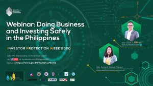 Read more about the article Alamin kung paano malalaman kung rehistrado at lisensyadong mangalap ng investment ang isang kompanya sa aming webinar sa November 11, 1:00PM via Facebook Live.