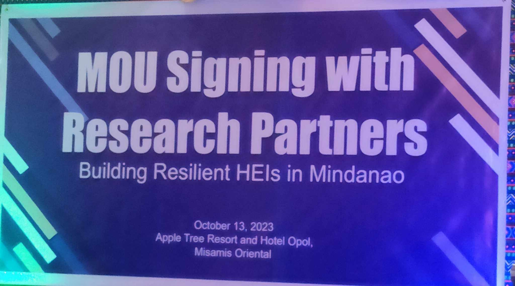 You are currently viewing MOU signing with Research Partners
